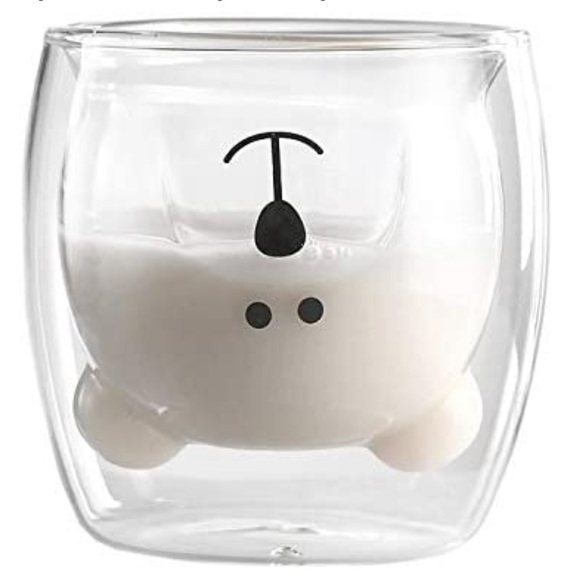 NWT Cute Mug Bear Coffee Cup Double Wall Insulated - Picture 2 of 9